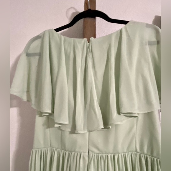 🌸SALE🌸Brand new AZAZIE dusty sage plus size bridesmaid/prom /dinner dress. - Picture 4 of 7